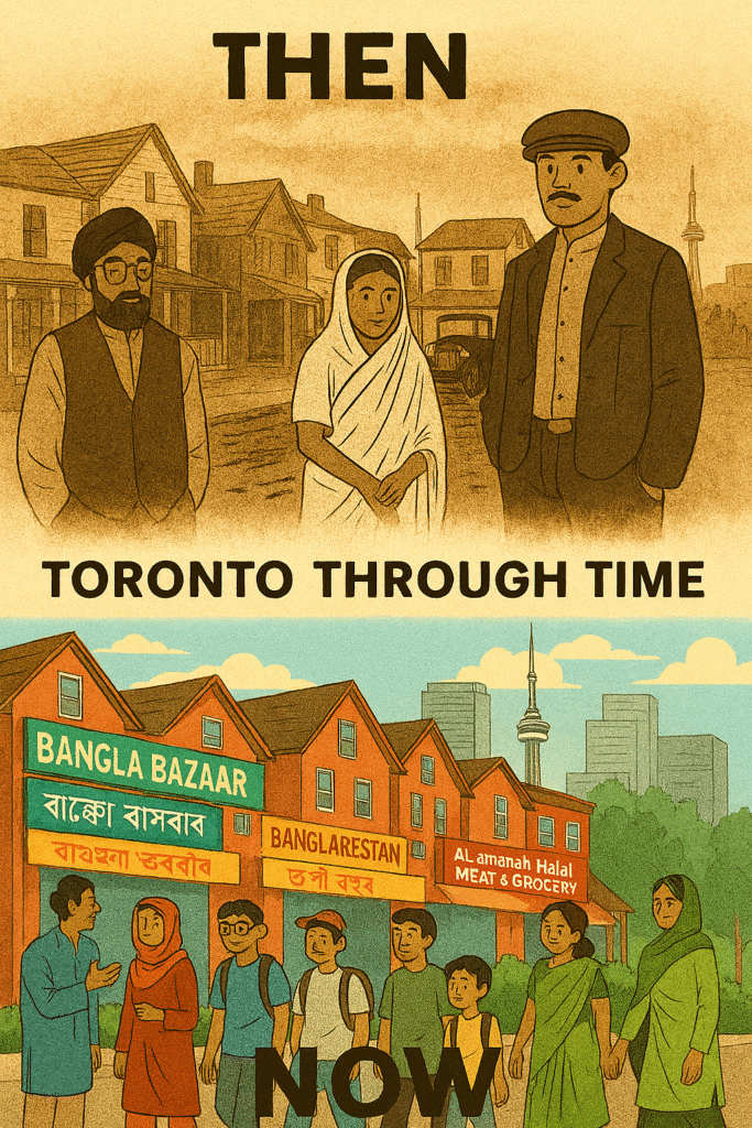 photo of Toronto now and then